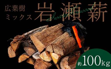 【3月発送】大割サイズ！福島県産「乾燥薪」100kg  F6Q-264