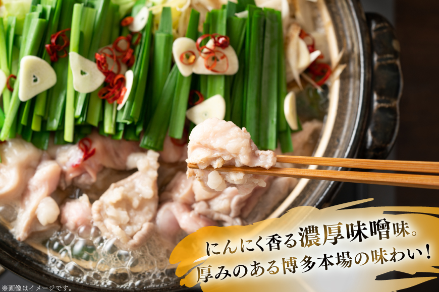 【5回定期便】 もつ鍋 訳あり 博多 味噌もつ鍋 10人前 2人前 × 5セット 5回 定期便 総計50人前 [MEAT PLUS 福岡 県 宇美町 um40azp010049] もつ 鍋 モツ鍋 ス