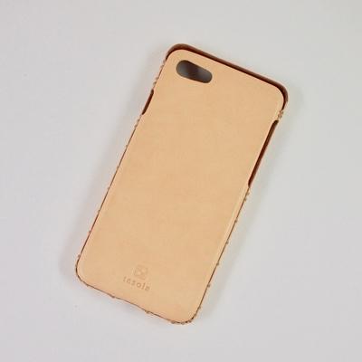 ふるさと納税 七尾市 【iPhoneSE(第二世代)用】本革ケース/ナチュラル/ハンドメイド |  | 01