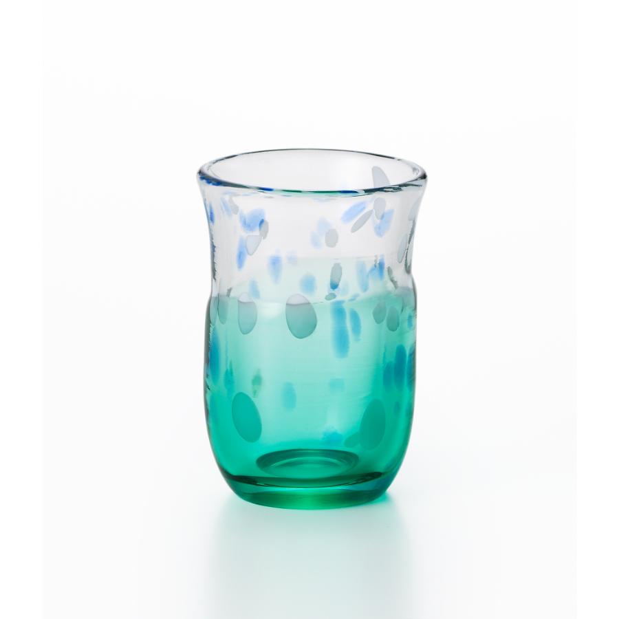 ＜津軽びいどろ＞盃12か月コレクション【6月】梅雨晴