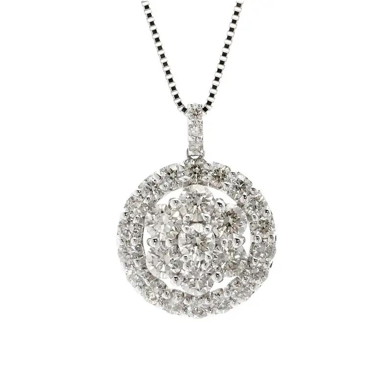 アルカンシェル プラチナダイヤペンダント（計 1.5ct）【鑑別書付き】