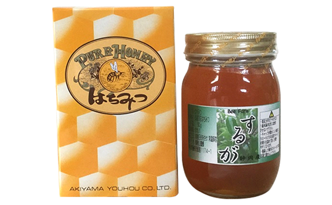 はちみつ 百花蜜 500g 1本 するがはちみつ 蜂蜜 ハニー 国産 ハチミツ 健康 化粧箱入 贈答用 プレゼント パン ジャム 朝食 静岡県 藤枝市 [123756]