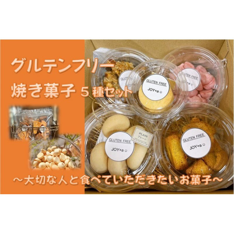 【ふるさと納税】グルテンフリー 焼き菓子5種set ～大切な人と食べていただきたいお菓子～[52211005]　お届け：発注後、2～3週間程度