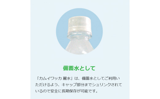 【全2回定期便】【5年保存水】北海道ミネラルウォーター カムイワッカ 麗水 2L×6本 | 水 ミネラルウォーター 5年 備蓄 軟水 [BPAI011]