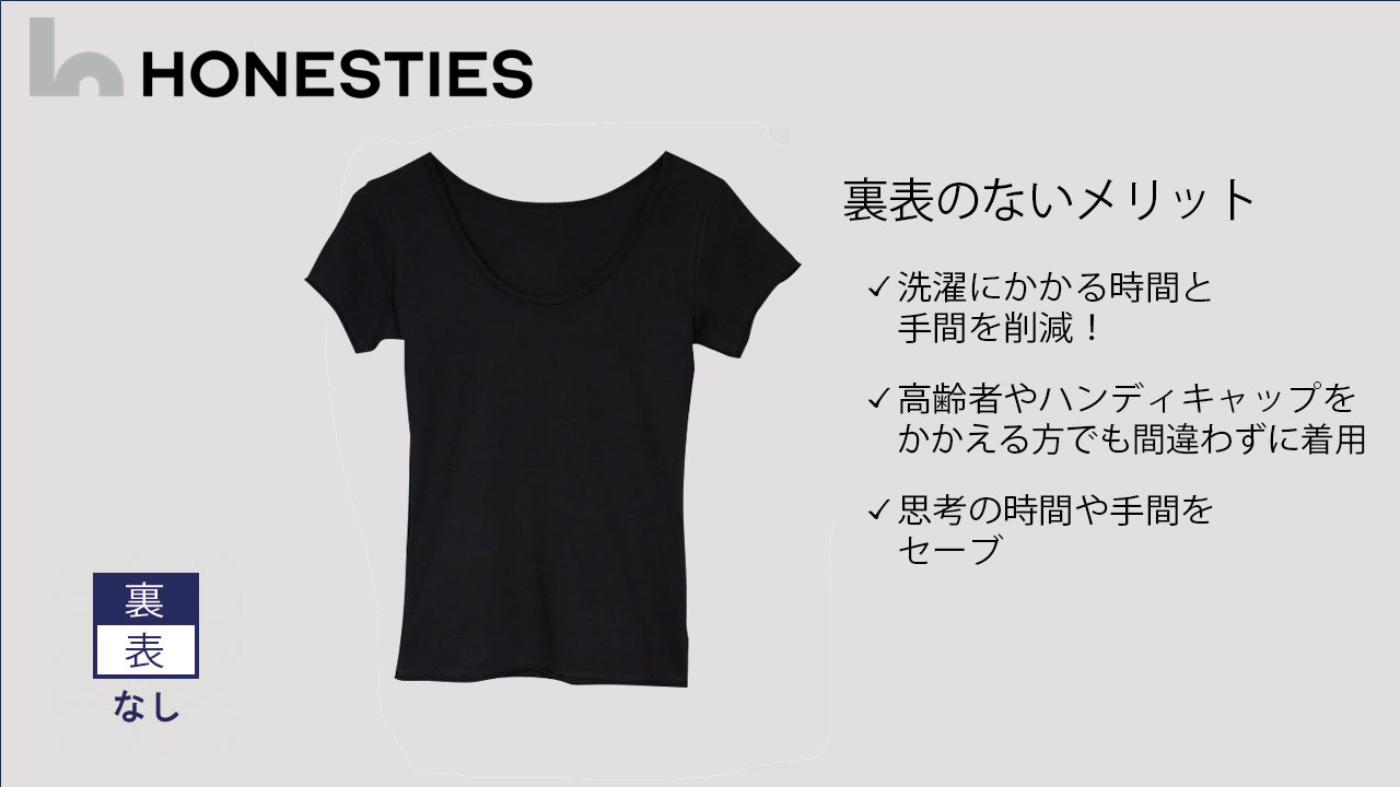 
            [WOMENS]裏表なし インナープレミアム Tシャツ L(黒) 2枚 レディース
          