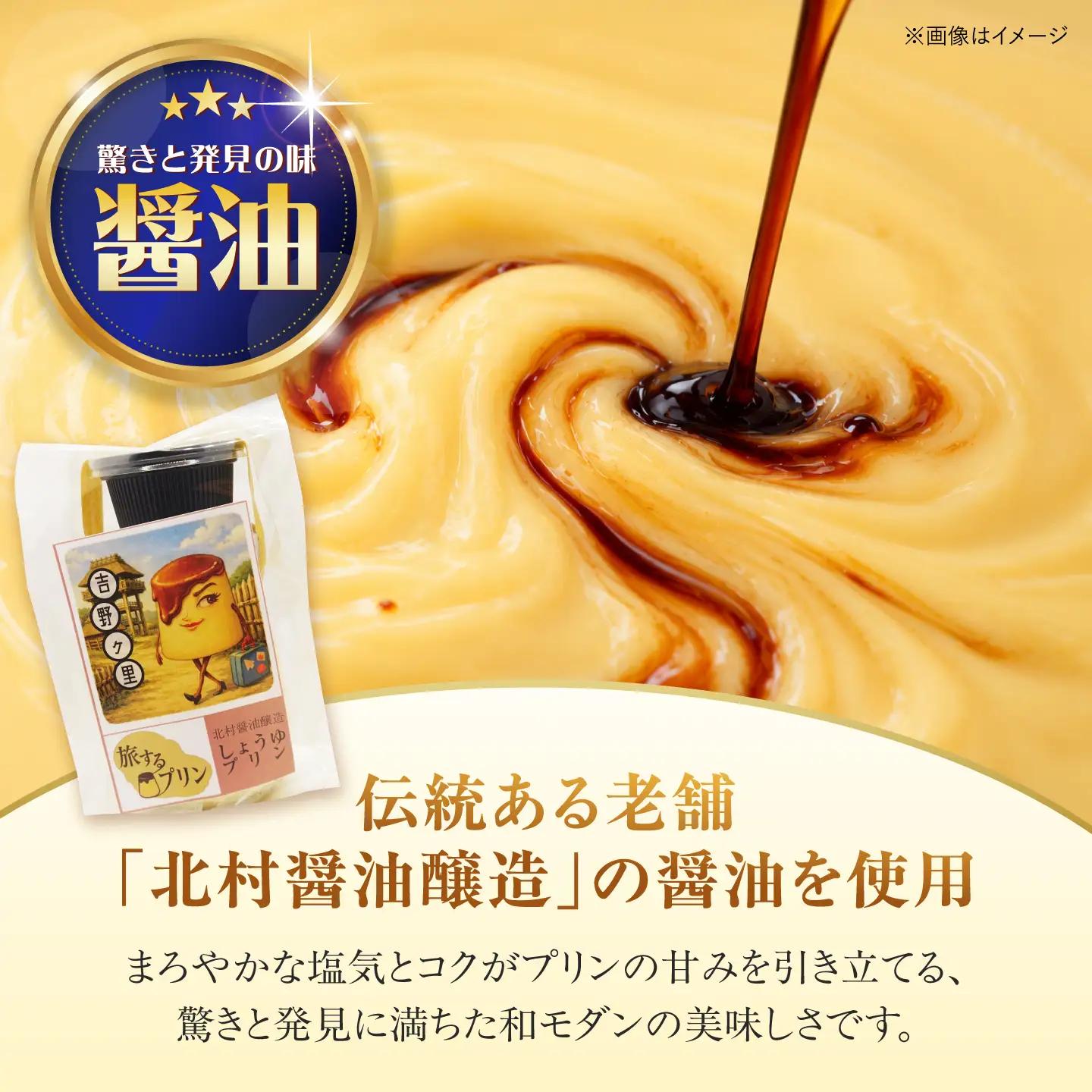 【旅するプリン】 しょうゆプリン（北村醤油醸造編）6個 【有限会社いけがみ】[HDM002]