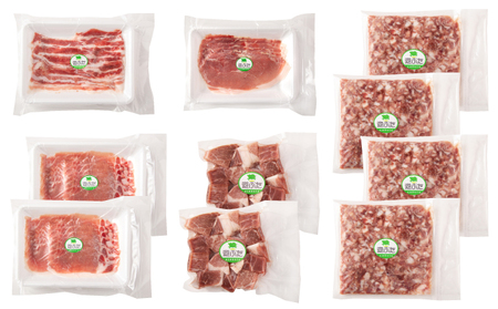 放牧豚 遊ぶた 2kg しゃぶしゃぶ用 ロース バラ モモ 豚肉