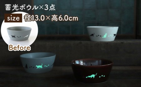 【美濃焼】温度で変化する器 猫 食器 12点セット 『アメ釉』 『ニューボンホワイト』 『クールグレー』 【丸モ高木陶器】 [TBA101]