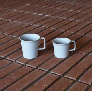 1616/ TY Mug Handle & Coffee Handle Gray 有田焼 器 マグカップ グレー コーヒーカップ A20-251