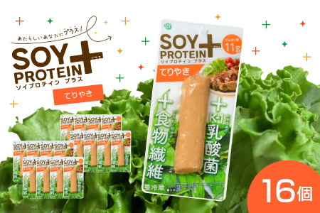 SOY PROTEIN＋ ソイプロテインプラス バータイプ 16個 / てりやき	