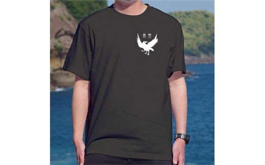 導きのカラスＴシャツ　ブラック（Sサイズ）【mrm0147-1】