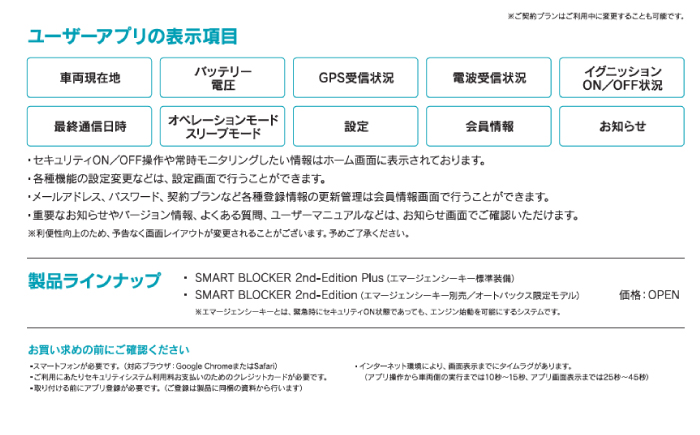 車両盗難防止システム「Smart Blocker 2nd-Edition Plus」 車両盗難防止システム 車 盗難防止 セキュリティ 対策 防犯 カー用品 岐阜市 / Global Mobility