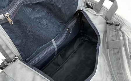 【グレー】【撥水/大容量】3WAYスクエアボストンリュック REVOLLA