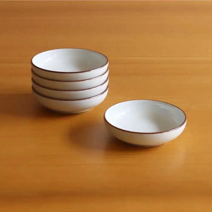 【白山陶器】【定番のシリーズ】白磁千段3.0深皿 5枚セット 食器 皿 【波佐見焼】[TA117] 波佐見焼