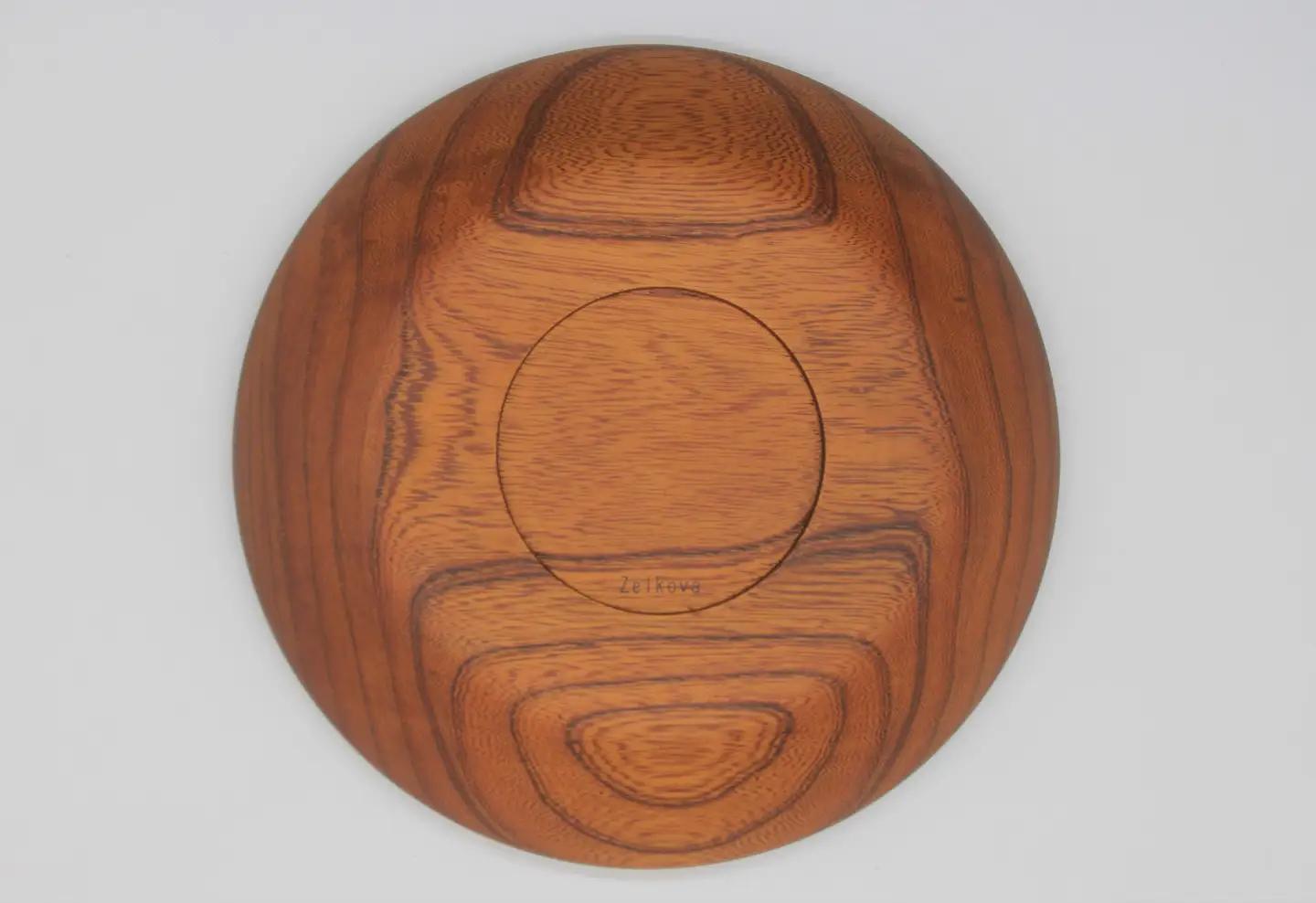 Zelkova バルク 7寸(Φ約21cm)【お皿 食器 雑貨 日用品 φ21 × 3.7 cm 木製食器 職人メイド 工芸品 職人の手作り 神奈川県 小田原市 皿 皿】