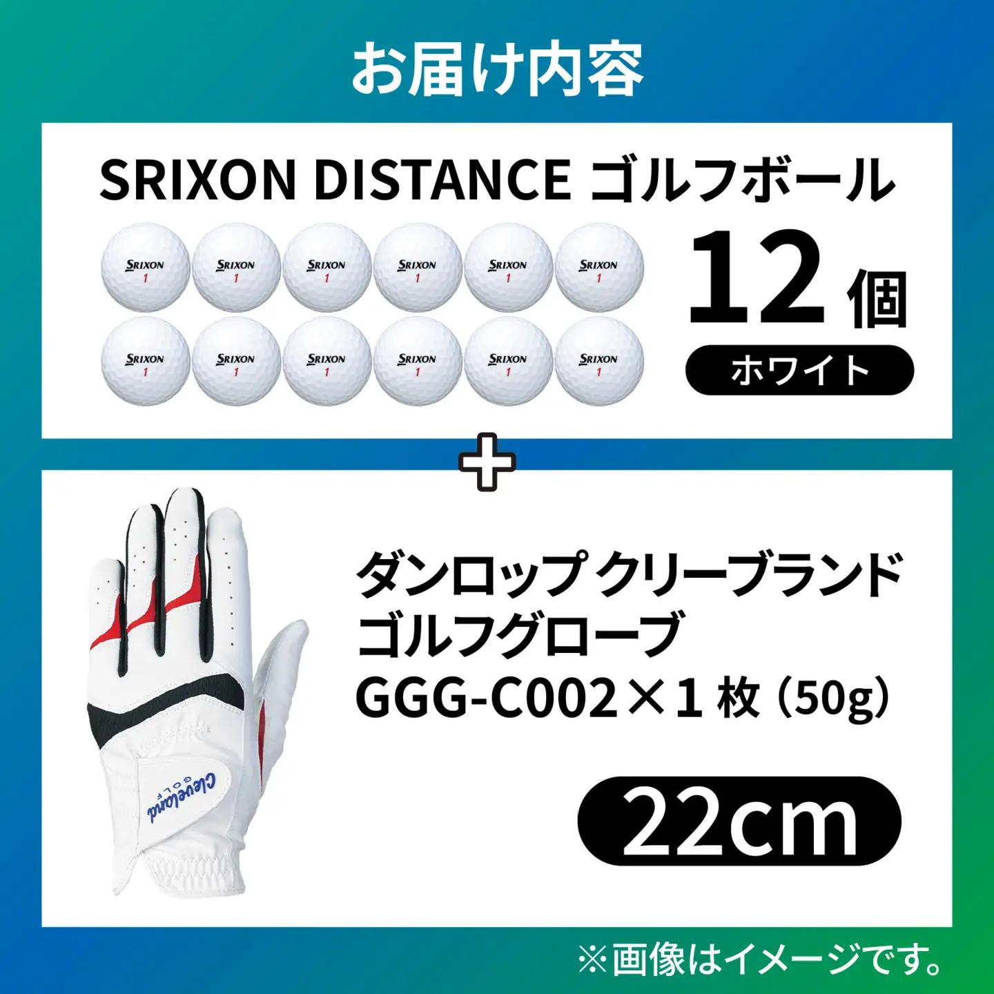 ダンロップ ボール グローブ セット 左手用【22cm】ゴルフ