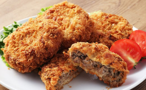 【6ヶ月定期便】 夢咲牛 メンチカツ 計約800g 約80g×10個 ｜ 遠州夢咲牛 惣菜 おかず 冷凍