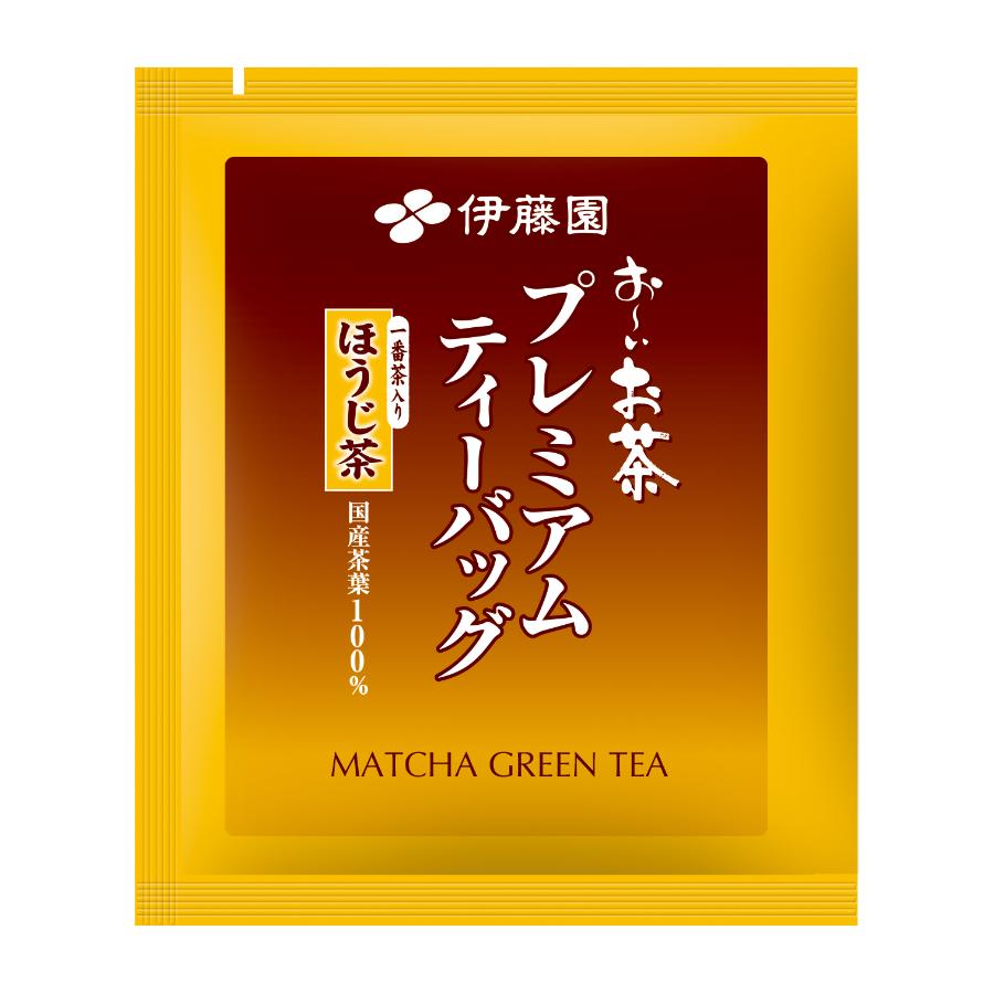 ＜伊藤園＞お～いお茶プレミアムティーバッグ一番茶入りほうじ20袋36ｇ(20袋)×8箱