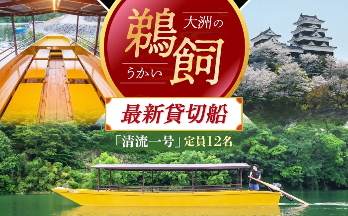 
                  鵜飼 招待券 【6月2日〜9月20日】 日本三大鵜飼 大洲のうかい 貸切 清流一号 招待券 （定員12名） 鵜飼い うかい 鵜飼  体験 12名 貸切船 清流一号 鵜匠 伝統漁法 肱川 愛媛県大洲市/大洲市観光協会ト[AGDJ008] 観光 旅行 チケット 体験チケット おすすめ 人気 送料無料
                