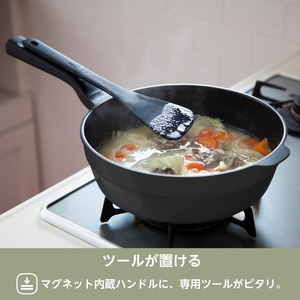 レミパンプラス 24cm ネイビー RHF‐303 【 フライパン セット 蓋 レミパン キッチン 蓋付き くっつかない 軽い 平野レミ IH 鍋 ガス キッチン用品 燕三条 新潟県 燕市 送料無料 