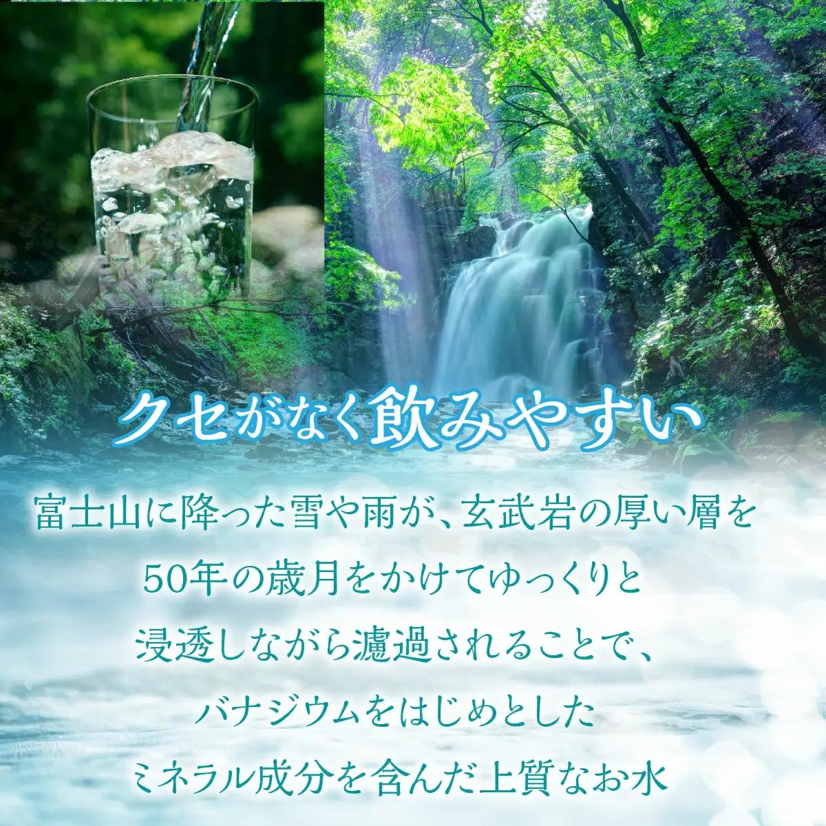 【6ヶ月定期便】富士山麓 四季の水／500ml×2箱・ミネラルウォーター SWAB014 水 