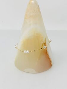 ベビーパール8個付きブレスレット / ベビーパール ブレスレット ブレス アクセサリー ジュエリー あこや 3.5ミリ 伊勢 志摩 ギフト プレゼント 記念日 結婚式 入学式 冠婚葬祭 真珠 真珠 真