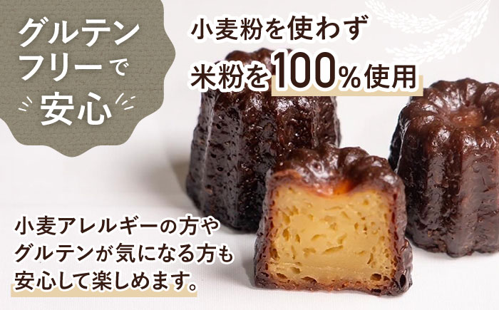 琉球PANA®︎米粉カヌレ 5個 スイーツ セット ギフト お菓子 グルテンフリー 沖縄市 / GLÜCKS [BCDY001]