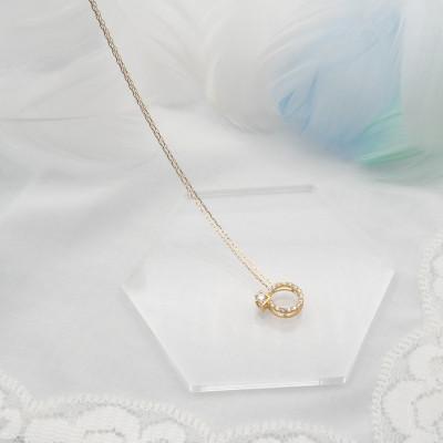 ふるさと納税 昭和町 K18 0.15ct ダイヤモンド ペンダントネックレス HH-019750 |  | 02