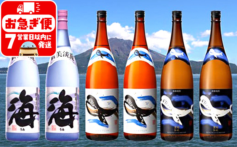 
F6-2536／大海酒造 海シリーズ 1800ml×6本セット
