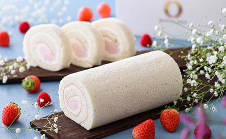 ロールケーキ 1本 いちご ケーキ ケーキ