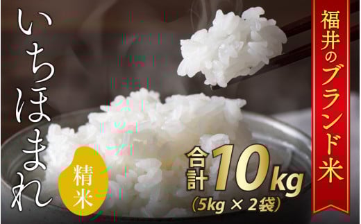 令和7年産 新米 福井県産いちほまれ 10kg (5kg×2) / ブランド ブランド米 米 お米 コメ いちほまれ 送料無料 数量限定 在庫あり 10kg おすすめ 福井 令和7年産 新米 令和7年 精米 単一原料米 [C-030013]
