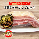 【ふるさと納税】鈴鹿産さくらポーク　手造りベーコンブロック　(約600g)【配送不可地域：離島】【1040630】