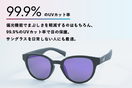 鯖江で作るガラス偏光サングラス 136-Glass VARUNA ガーネットミラー/グレー	