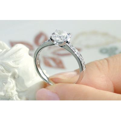 ふるさと納税 昭和町 【中央宝石研究所鑑定書付】pt950 Hカラー ダイヤモンド リング【1.18ct 】　5号 |  | 02