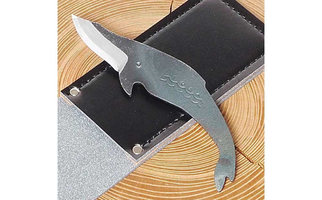 ミニナイフ くじらナイフ ミンククジラB型 ケース付き