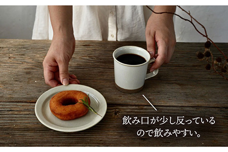 【波佐見焼】Furelu マグカップ・15cm プレート (ブラック×ホワイト) ペアセット 4点 食器 皿 【藍染窯】 [JC66]  波佐見焼