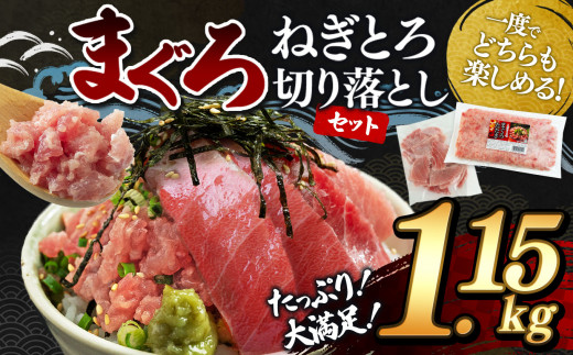大人気！ねぎとろ と 切り落としセット 1.15kg | ネギトロ 切り落とし ねぎとろ トロ とろ 鮪 海鮮 魚介 魚 人気 小分け 人気 定番 ご飯 オススメ 千葉県 君津市 きみつ