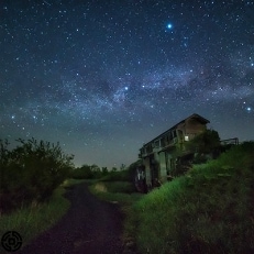 星空に包まれて＜写真・A4サイズ1枚＞