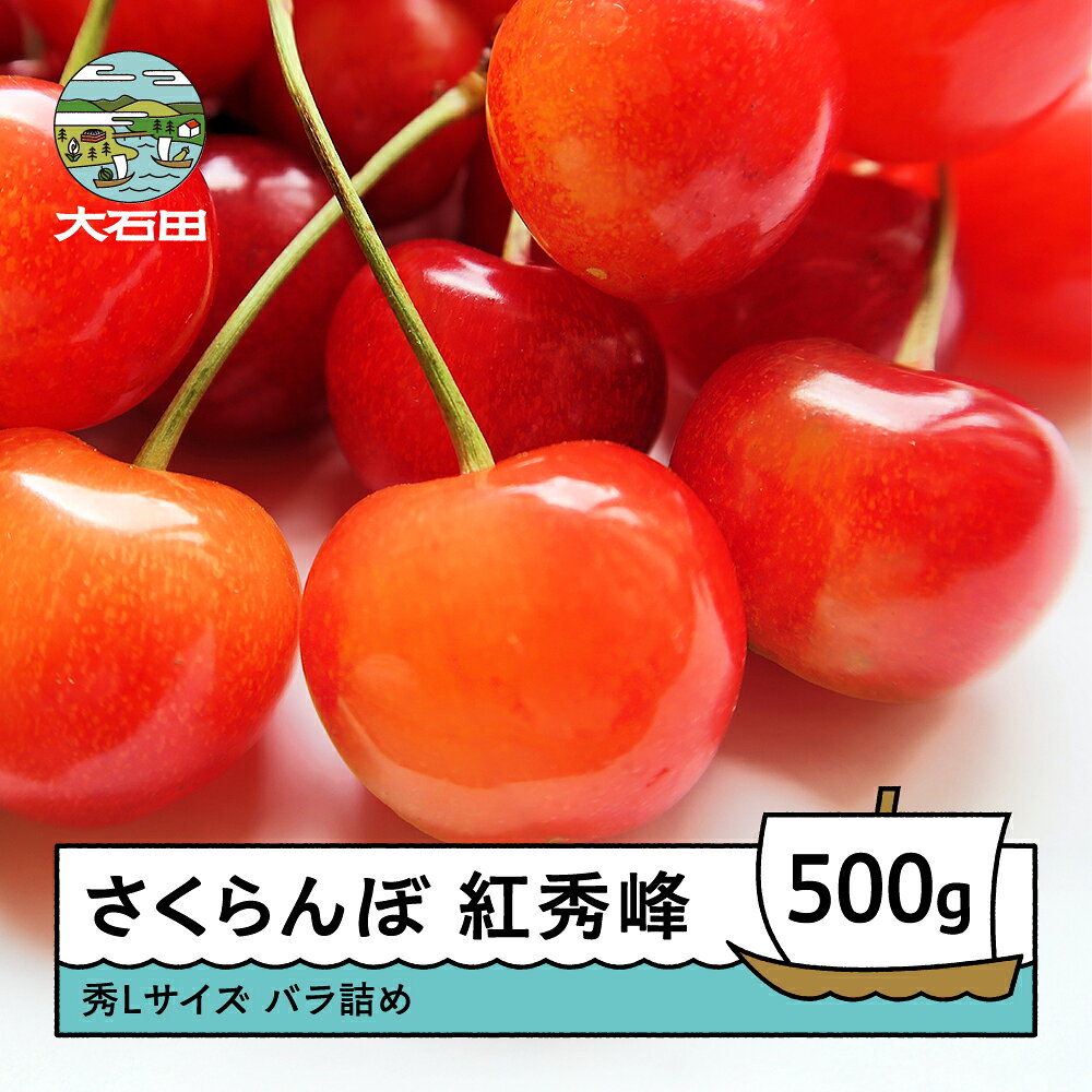 【ふるさと納税】【先行予約】 さくらんぼ 紅秀峰 秀Lサイズ バラ詰め 500g 2027年産 令和9年産 山形県産 ns-bsslb500