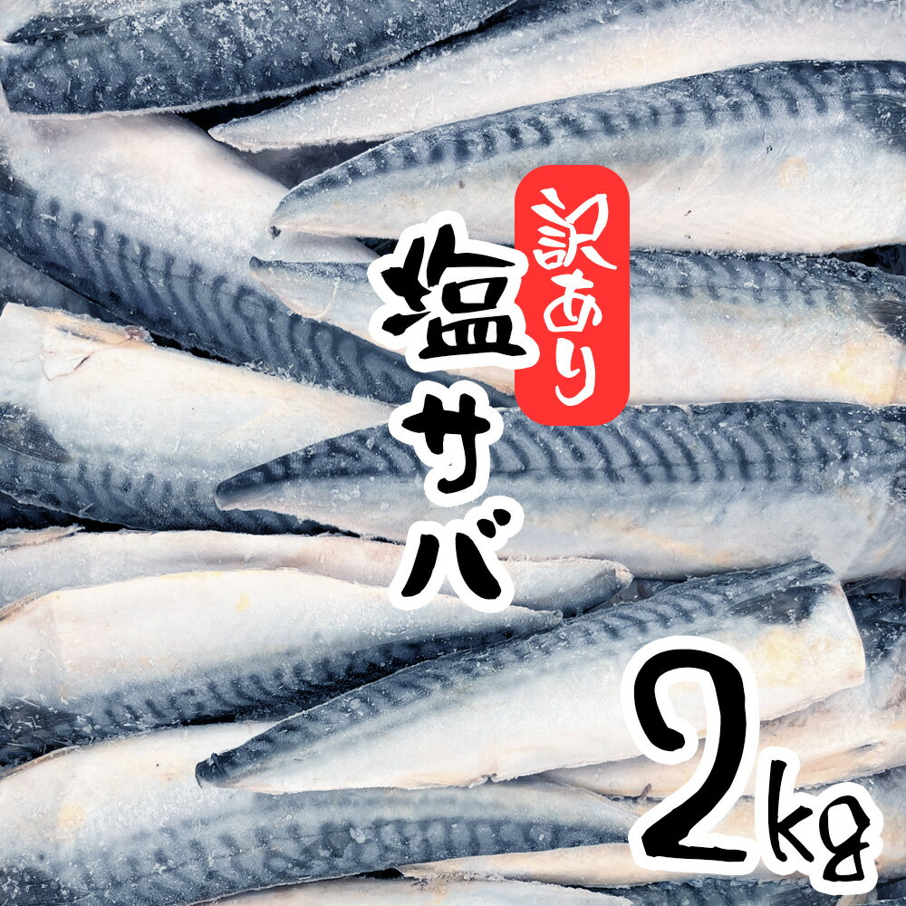 【ふるさと納税】[スピード発送] 訳あり 鯖 2kg 塩サバ 無添加 小ぶりサイズ ノルウェー産 SDGs応援品 フードロス 冷凍品 バラ凍結 焼くだけ さば サバ 鯖 魚 魚介 おかず キャンプ 安心無添加 塩竈市 塩釜市 三晃食品