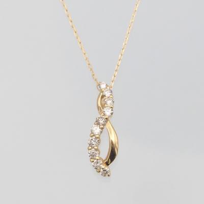 ふるさと納税 甲府市 K18　0.20ct　ダイヤモンド ペンダントネックレス　FHH-019729 |  | 01