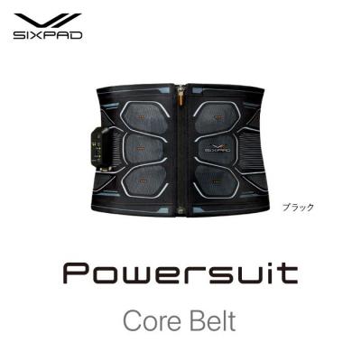 ふるさと納税 名古屋市 【Sサイズ ブラック】SIXPAD Powersuit Core Belt　HOME GYM対応