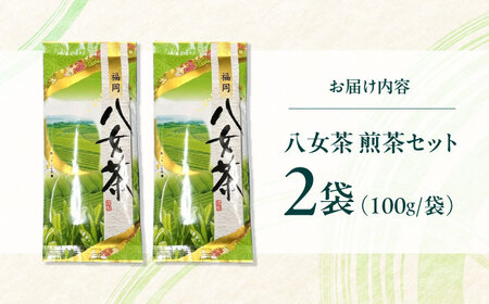 八女茶　煎茶セット　100g×2袋 ＜木村食品＞ 那珂川市[GFW061]