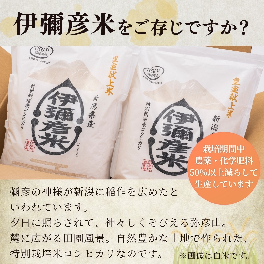 皇室献上米 伊彌彦米 (2018年新嘗祭献上) 玄米30kg