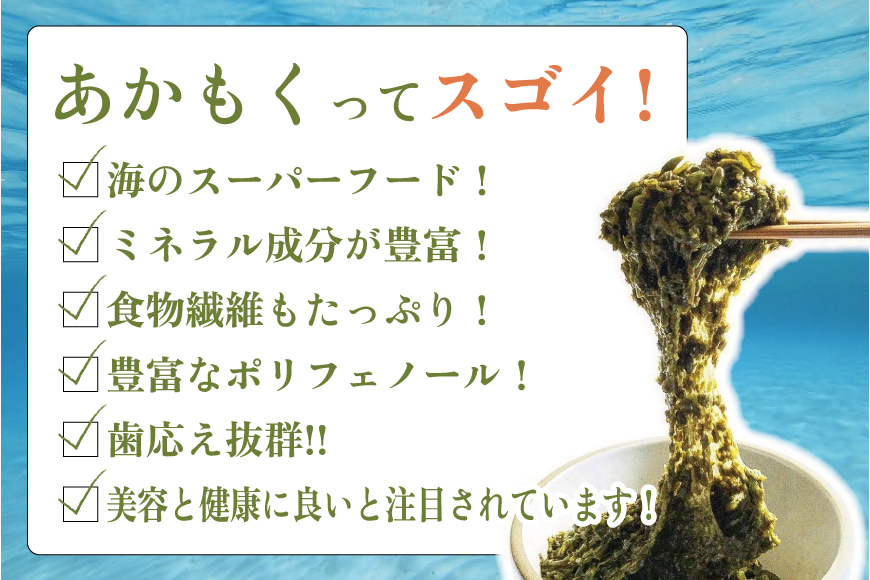 紀州あかもく［由良町産］100g×7パック（2025年産）【SL11】
