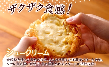 北海道 シュークリーム 2個入り×4袋 計8個 個包装 カスタード クリーム 洋菓子 生菓子 スイーツ デザート おやつ 冷凍 ふじいのシュー お菓子のふじい ニセコ 送料無料 北海道 倶知安町 アイ