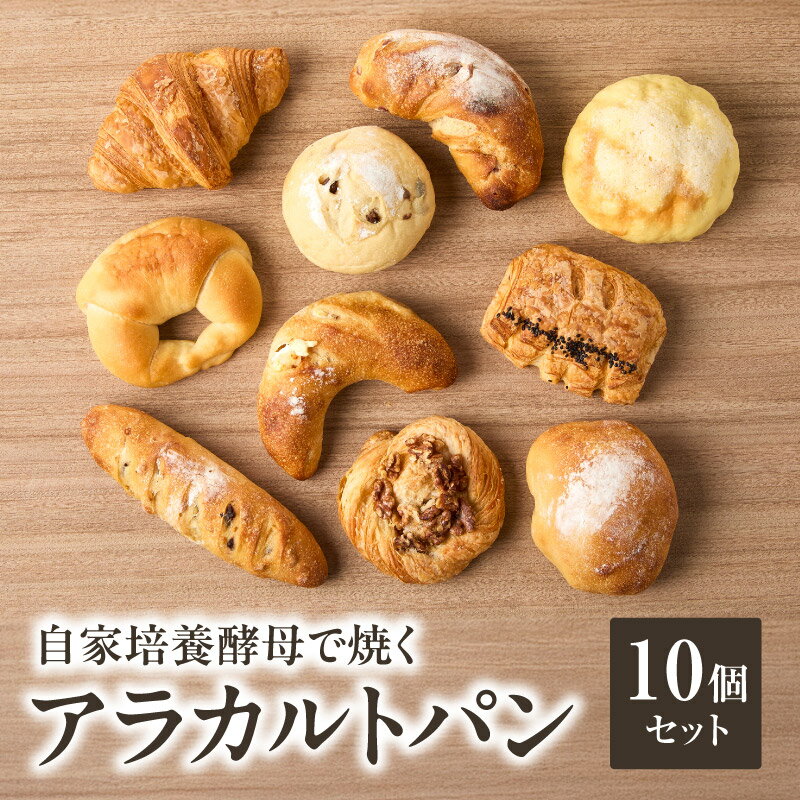【ふるさと納税】《レビューキャンペーン》多種類のパンを楽しめる!パン好きにオススメの店主厳選アラカルトパン10点セット パン 自家培養酵母 厳選 10個 個別包装 ブーランジェリーファヴール パンセット