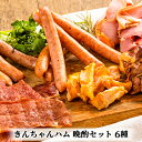 【ふるさと納税】きんちゃんハム 晩酌セット　【 ハム お肉 ソーセージ ジャーキー スモーク レバー 鶏軟骨 おつまみ 晩酌 詰め合わせ セット 】