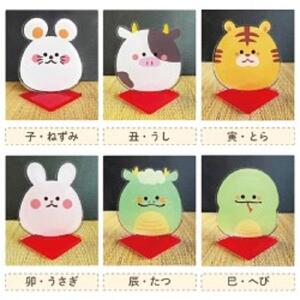 干支 アクリルスタンド　Sサイズ＆Mサイズセット【戌・しばいぬ】