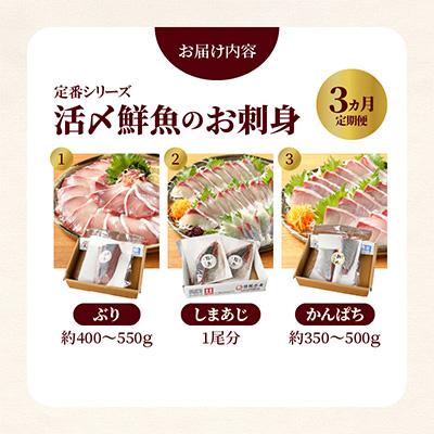 ふるさと納税 延岡市 【毎月定期便】【ふるさと納税】活〆鮮魚のお刺身 全3回 |  | 03